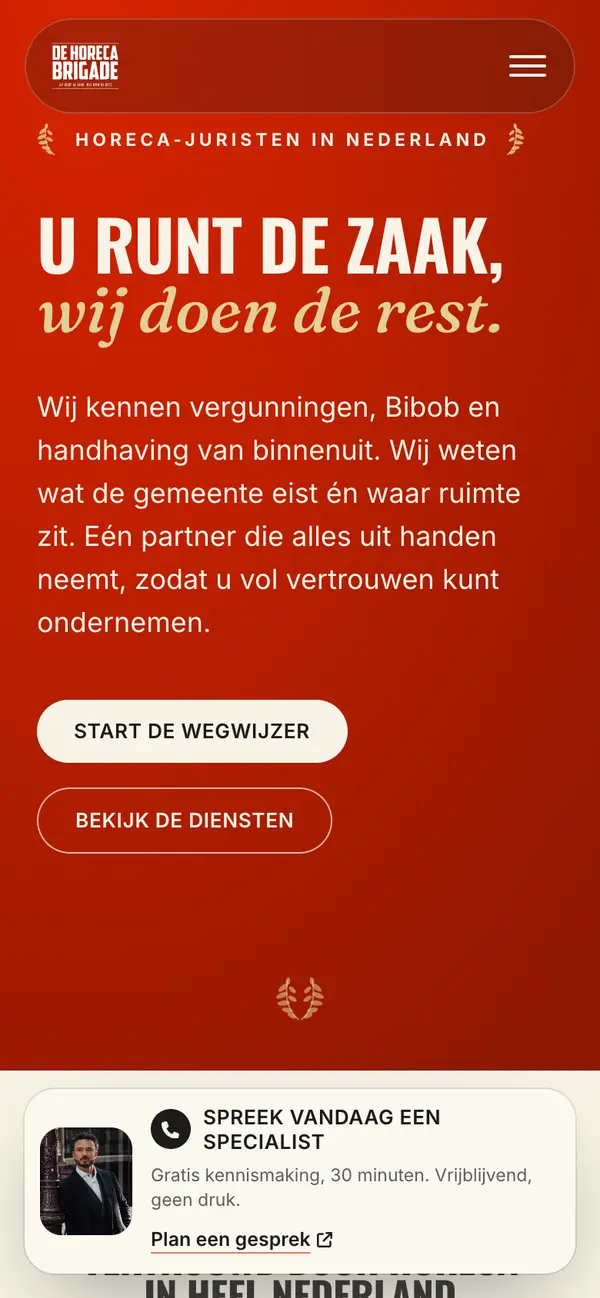 De Horeca Brigade, mobile